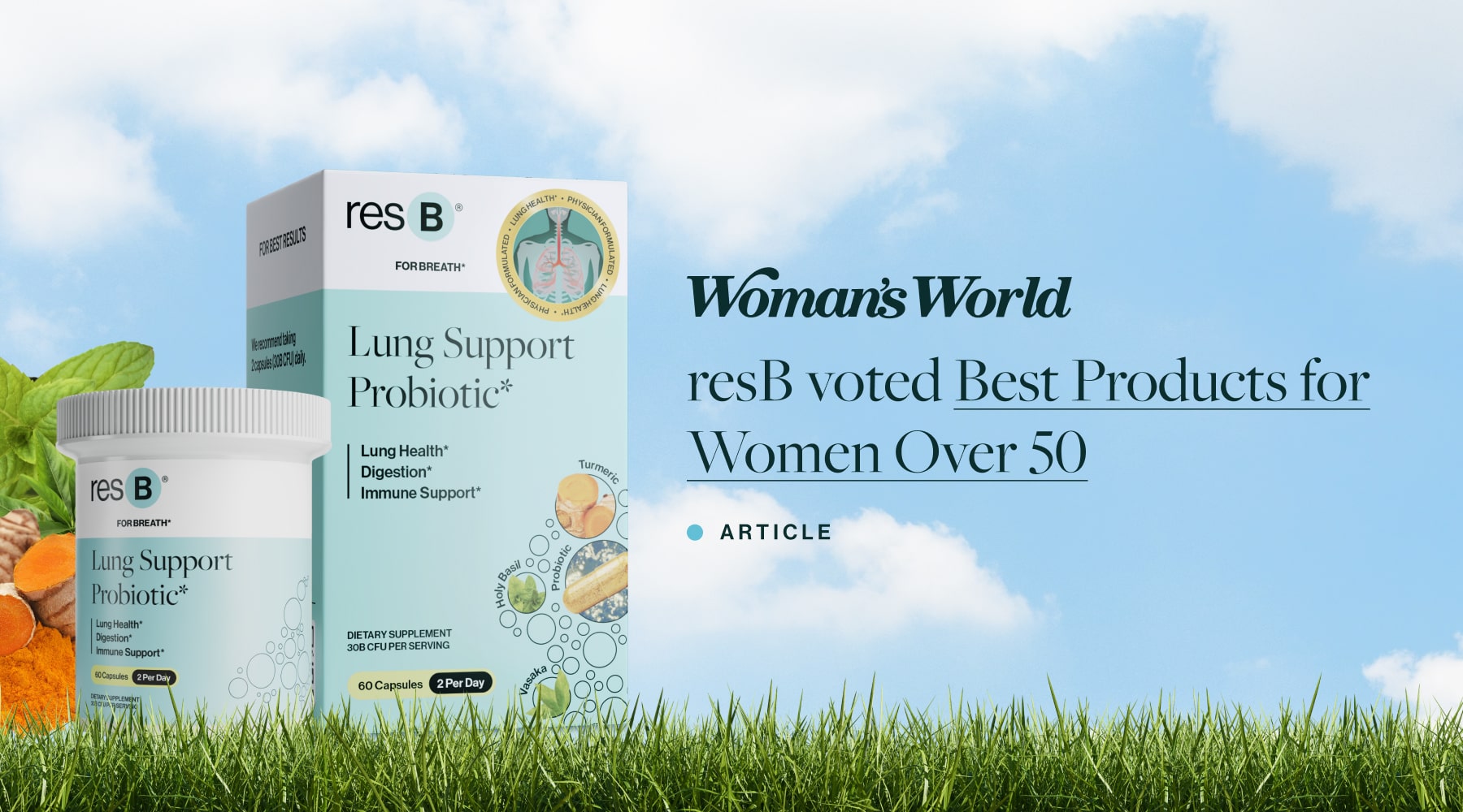 Awarded Best Probiotic for Women Over 50