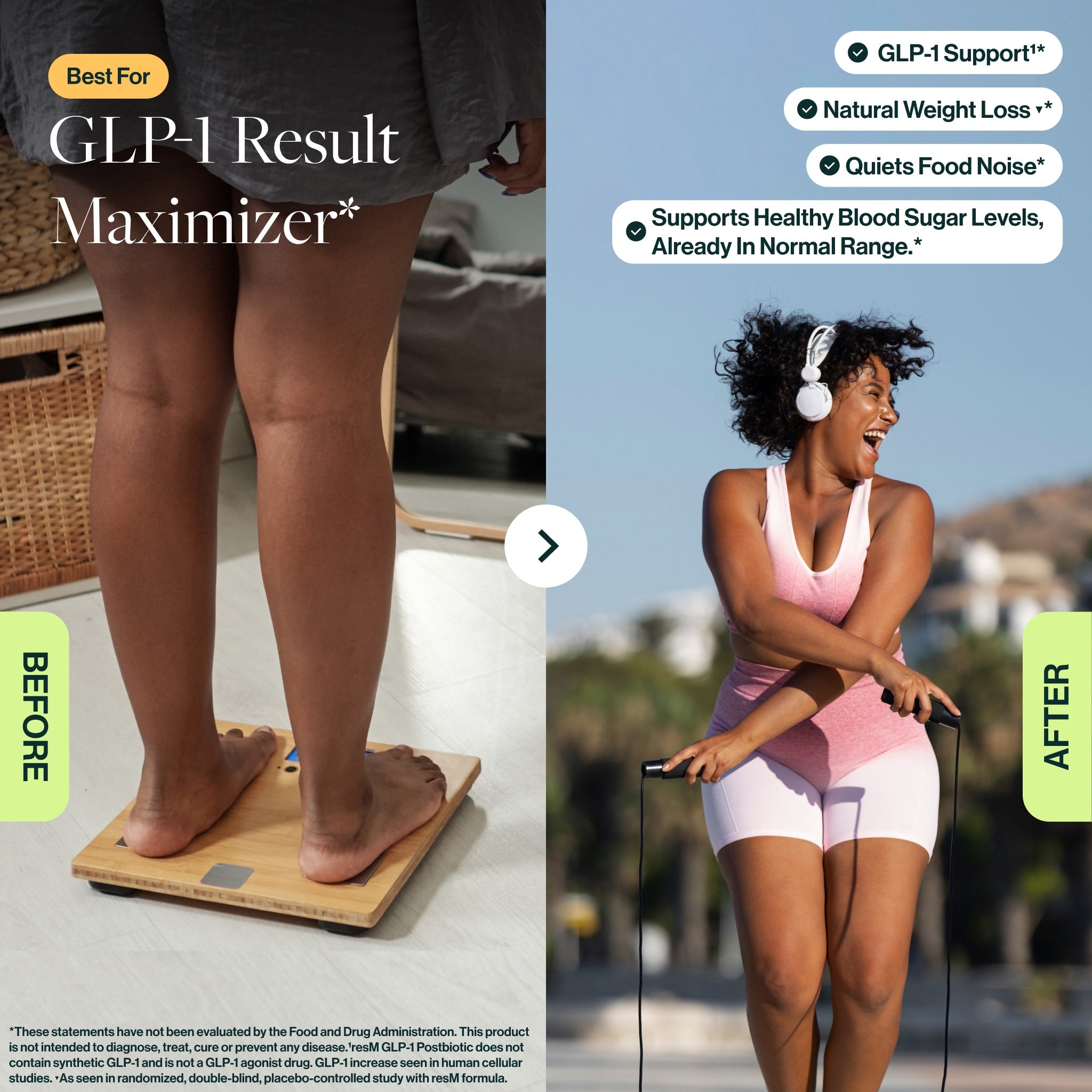 resM is used for GLP-1 support*, metabolism support*, curbing cravings*, and healthy blood sugar support already in normal range*
