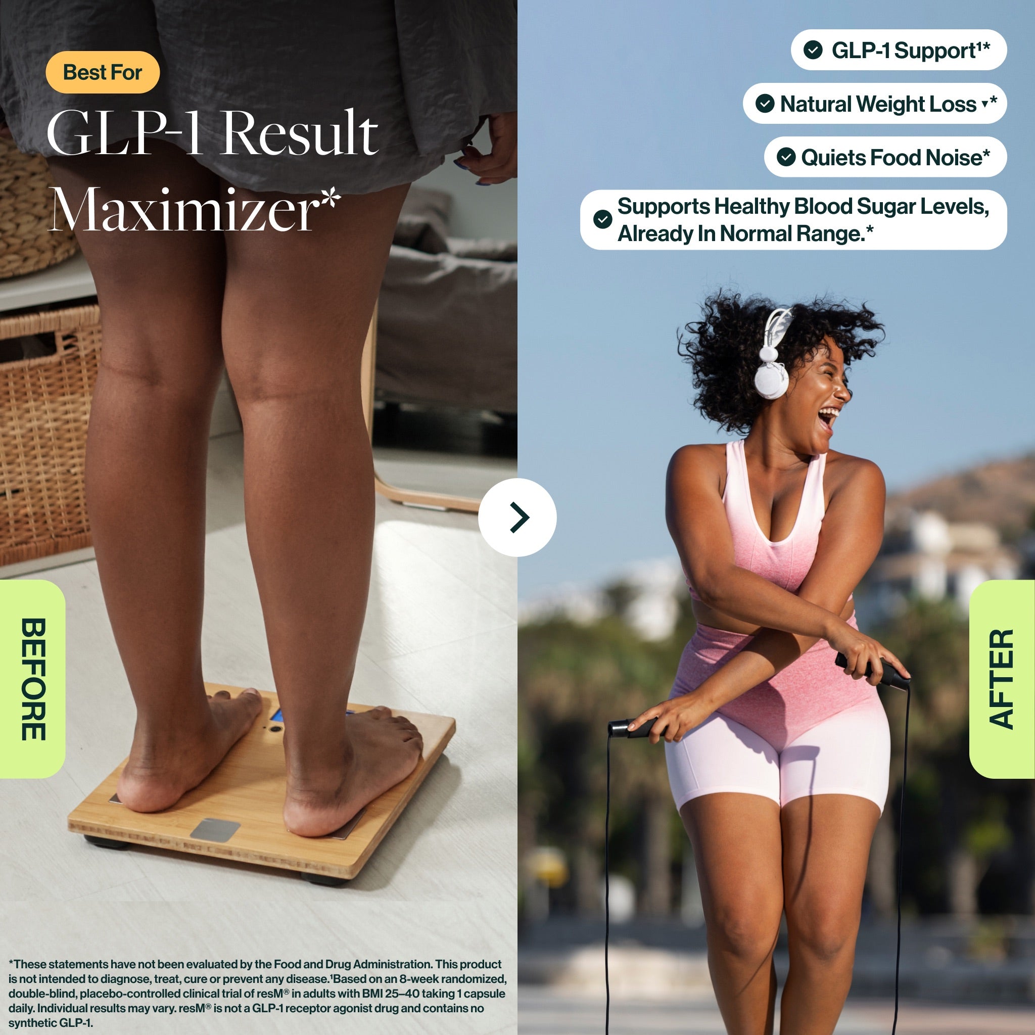 resM is used for GLP-1 support*, metabolism support*, curbing cravings*, and healthy blood sugar support already in normal range*