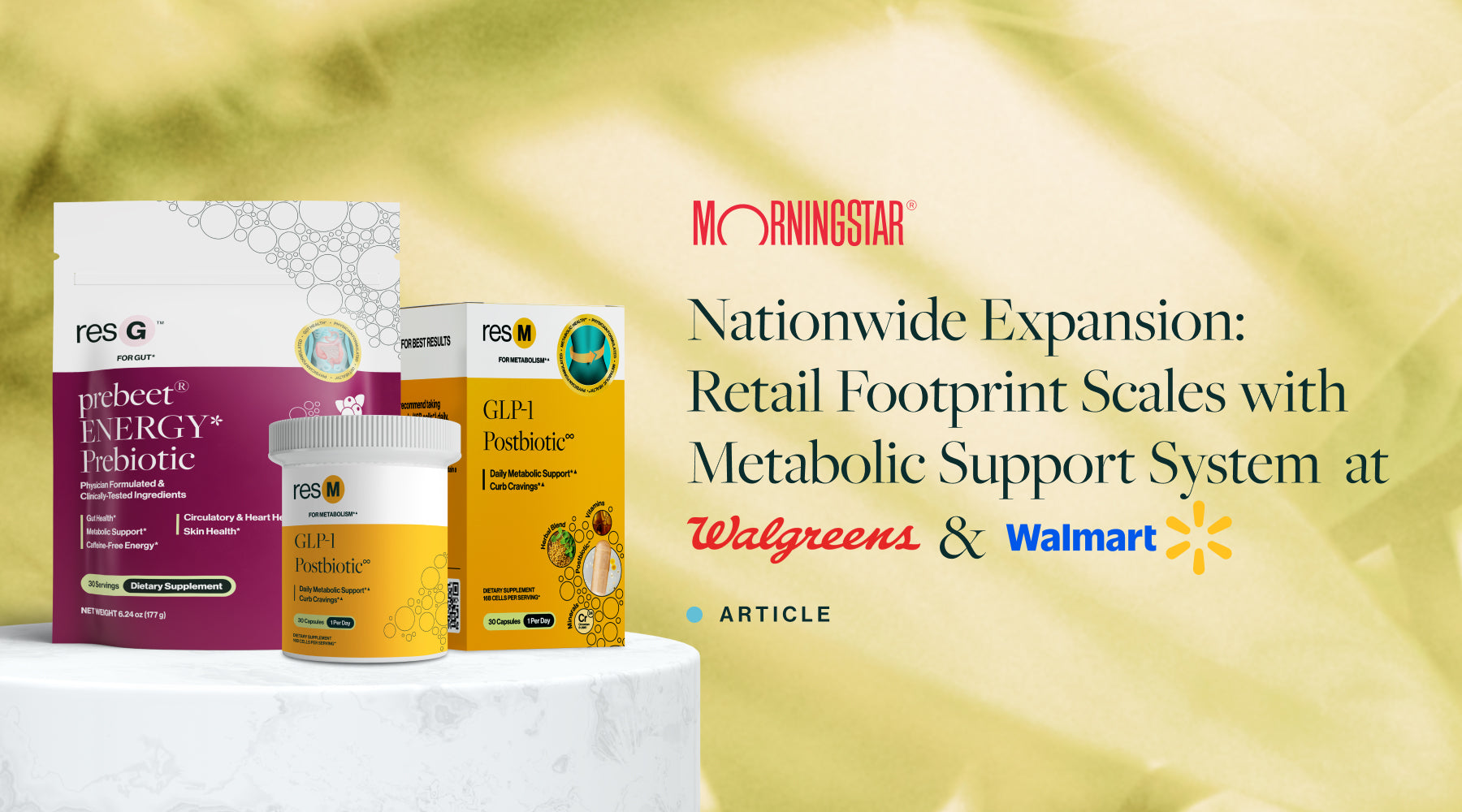Nationwide Expansion: Retail Footprint Scales with Metabolic Support System at Walgreens & Walmart