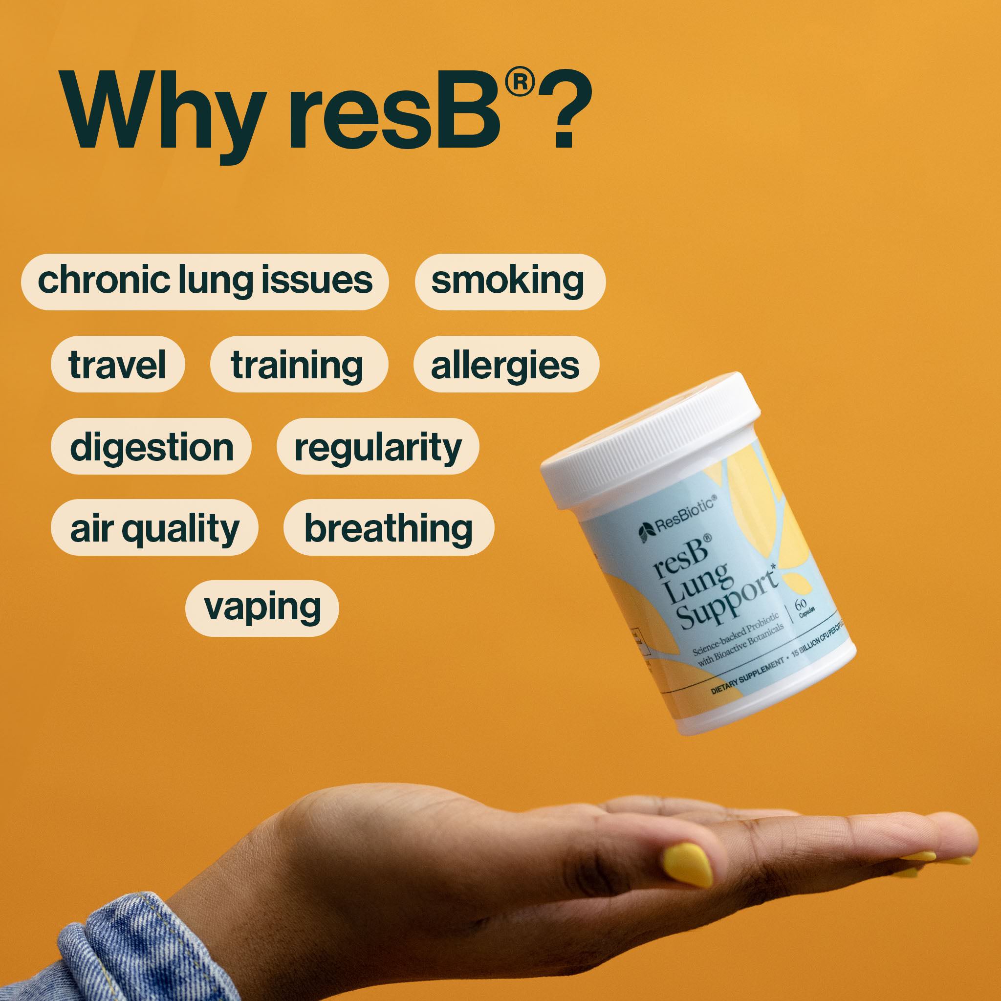 resB® Lung Support Probiotic