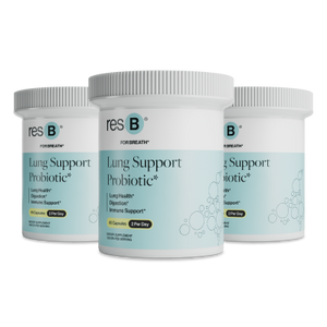 resB | Lung Support Probiotic Supplement | Pulmonologist Formulated